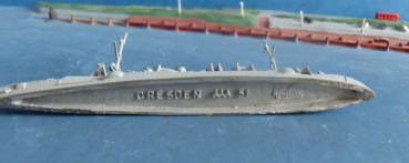 Preview: Navis Modell NM 51N Kreuzer Dresden der kaiserlichen Marine 1 : 1250