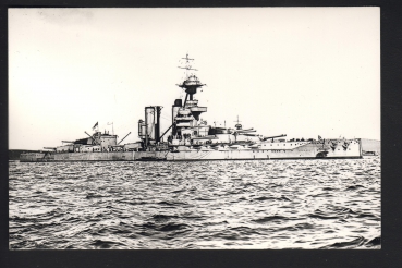 Fotokarte vom Schlachtschiff Emperor of India !