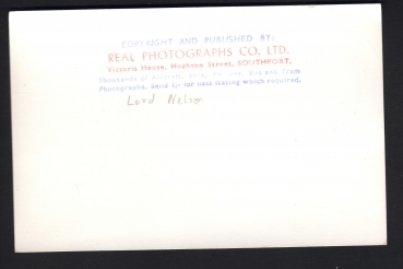 Fotokarte vom Linienschiff Lord Nelson !