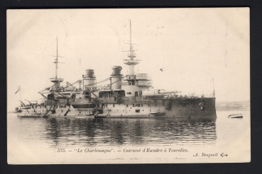 Postcard French Cruiser / Ironclad Charlemagne !