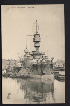 Postcard French Cruiser / Ironclad Neptune !