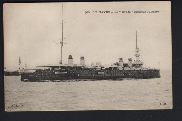 Postcard Cruiser / Ironclad Conde !