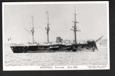 Postcard French Cruiser / Ironclad Marengo of 1868 !
