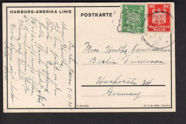 Company Postcard of the Liner Albert Ballin / Hamburg-Amerika Line ! Seapost