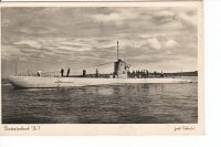 Dieterle Postkarte U 7 / Feldpost !