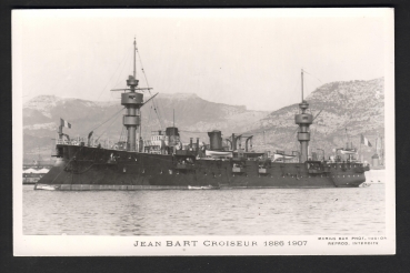 Postcard French Cruiser / Ironclad Jean Bart of 1886 !