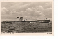 Dieterle Postkarte U 33 / deutsche Kriegsmarine !