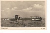 Dieterle Postkarte U 45 / deutsche Kriegsmarine !