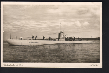 Dieterle Postkarte U 7 / Deutsche Kriegsmarine