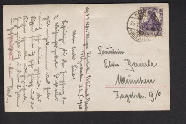 Carstens Postkarte des Schlachtschiffes Kaiser , kaiserliche Marine !