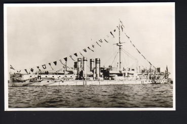 Fotokarte des Panzerschiff Bayern , kaiserliche Marine !