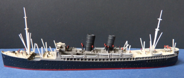Metall Modell des Dampfers Rawalpindi - P&O Line , 1:1250 !