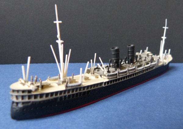 Metall Modell des Dampfers Rawalpindi - P&O Line , 1:1250 !