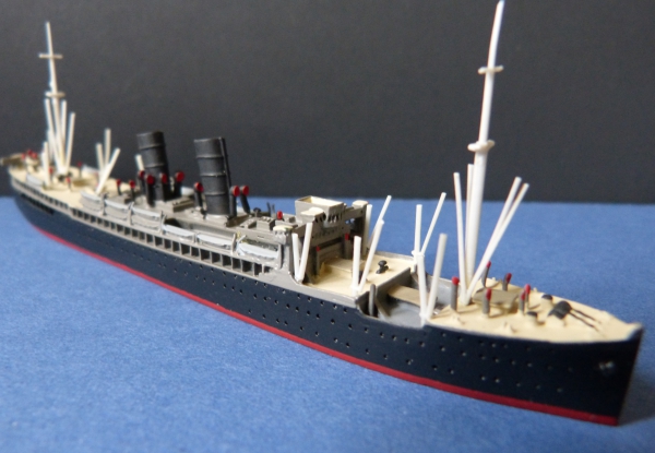 Metall Modell des Dampfers Rawalpindi - P&O Line , 1:1250 !