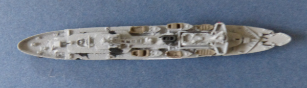 Neptun Modell Kommandoschiff Hela in Tarnbemalung 1:1250 !