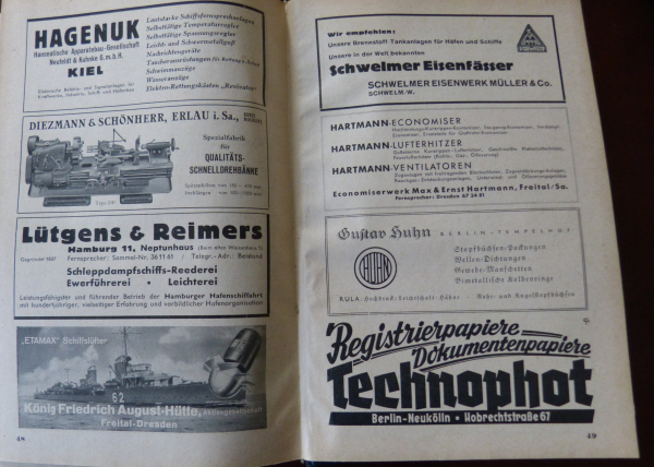 Nauticus 1940 - Jahrbuch für Deutschlands Seeinteressen !
