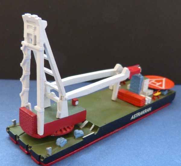 Hansa Ship Model S 333 1:1250 Offshore Ship Astrakran - Aserbeidjan !