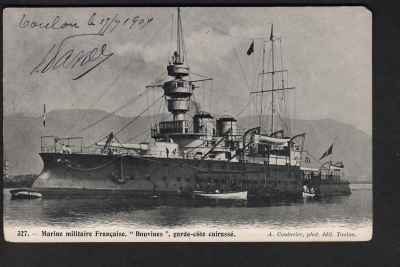 Postcard Cruiser / Ironclad Bouvines  !