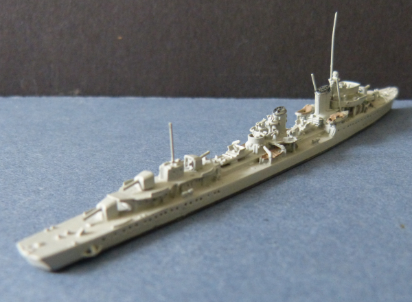 Ship Model German Second World War Destroyer Z 17 - 19 , 1:1250 !