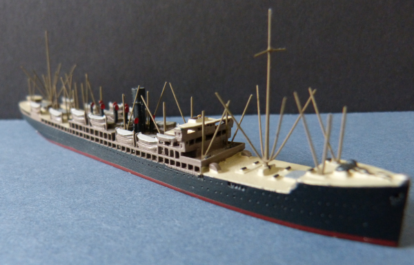 Colonia Modell des Dampfers Ballarat - Maßstab 1:1250 der P&O Line !