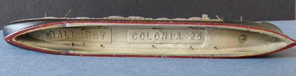 Colonia Modell des Dampfers Ballarat - Maßstab 1:1250 der P&O Line !
