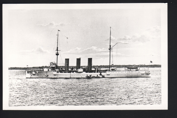 Postkarte des schwedischen Kreuzers Fylgia !