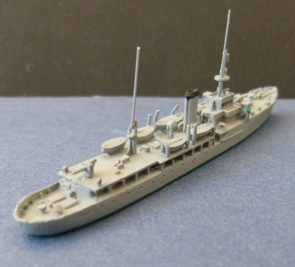 Ship Model Norwegian Fishery Protecting Ship Fridtjof Nansen , 1:1250 !