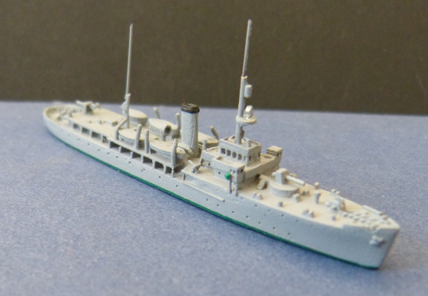 Ship Model Norwegian Fishery Protecting Ship Fridtjof Nansen , 1:1250 !