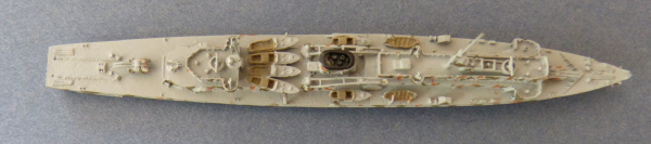 Neptun Modell U Boot Tender Wilhelm Bauer 1 : 1250 Kriegsmarine - Tarnbemalung !