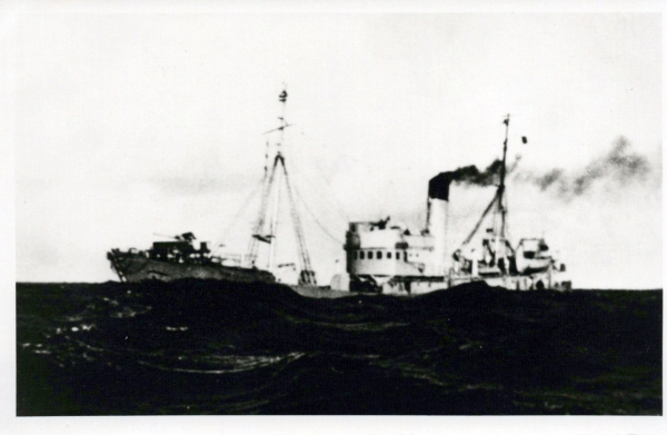 Foto Drüppel Karte - Vorpostenboot 5126 - deutsche Kriegsmarine - 2. WK