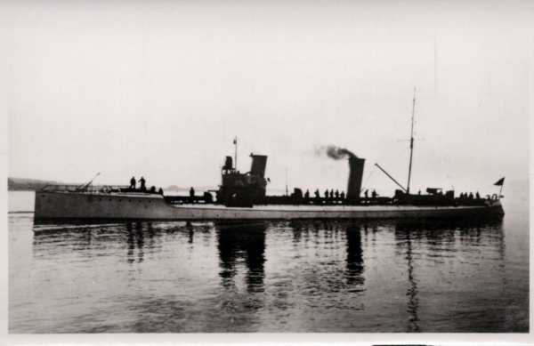 Postcard of Torpedoboat S 90 - German imperial Navy , 1. World War