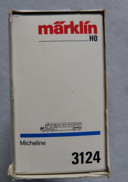 Märklin Model H0 Nr. 3124 : Train Bus Micheline with Original Box