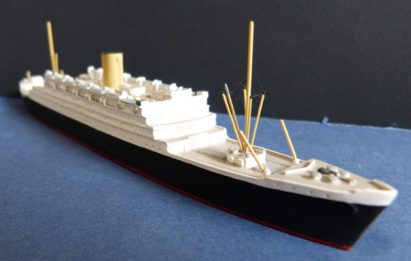 Ship Model Passenger Ship Andes , Scale 1:1250 - Royal Mail Line