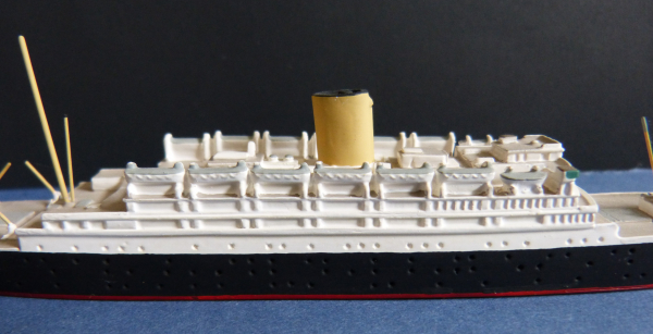 Ship Model Passenger Ship Andes , Scale 1:1250 - Royal Mail Line