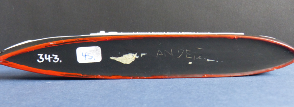Ship Model Passenger Ship Andes , Scale 1:1250 - Royal Mail Line