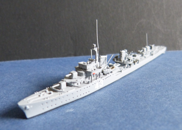 Ship Model German Second World War Destroyer Z 20 - 22 , 1:1250 !
