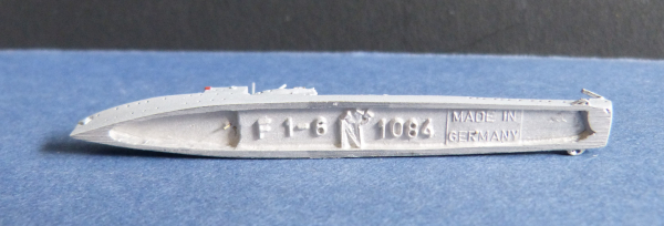 Ship Model German Second World War Escort Boat F 1 - 6 , Scale 1:1250 !