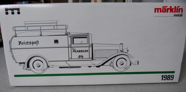 Märklin Model Nr. 1989 : old Reichspost Truck