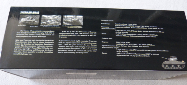 Minichamps Modell 1:35 - M 4 A3  Sherman Panzer der US Armee in OVP