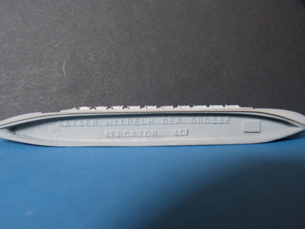 Ship Model Steamer Liner Kaiser Wilhelm der Grosse as Troop Ship - 1 : 1250