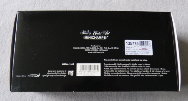 Minichamps Modell 1:43 - Feuerwehr Albufeira Magirus Deutz S 6500 Dl 30 , OVP !