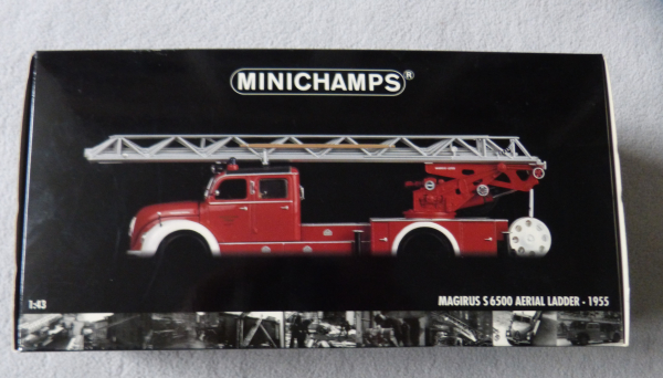 Minichamps Modell 1:43 - Feuerwehr Stuttgart Magirus Deutz S 6500 - 1955  OVP !
