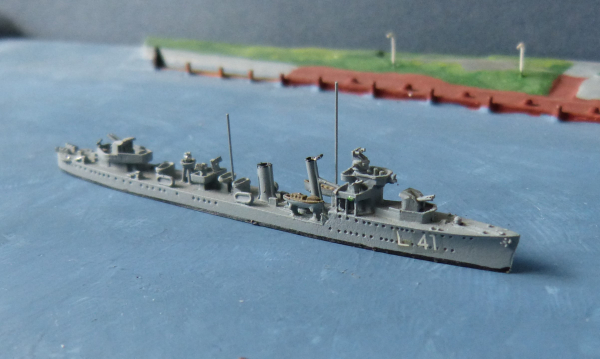 Ship Model ( 1:1250 ) Royal Navy Second World War Destroyer Wair