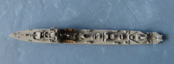 Ship Model ( 1:1250 ) Royal Navy Second World War Destroyer Wair