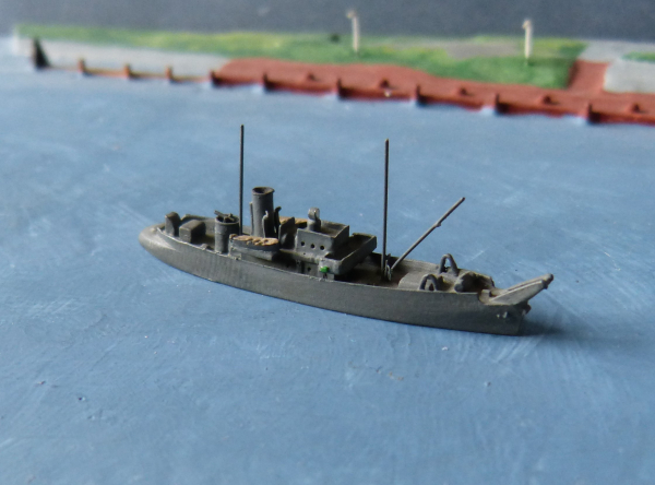 Neptun Ship Model : ( 1:1250 ) Royal Navy - Netlayer Bar Class
