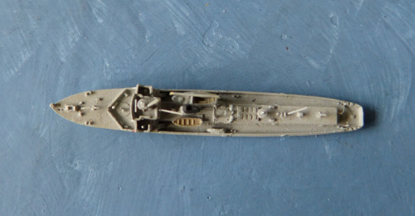 Ship Model 1:1250 - German 2. World War small Tender von der Groeben - Kriegsmarine