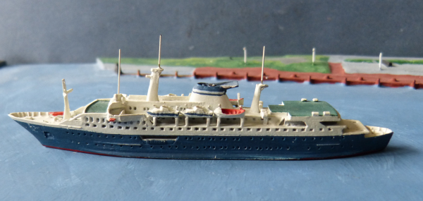 Ship Model british Yacht / MS Alexander - 1 : 1250 !