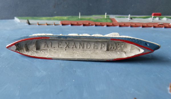 Ship Model british Yacht / MS Alexander - 1 : 1250 !
