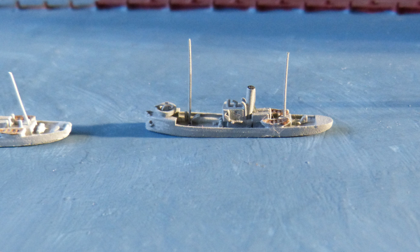 2 Hai Ship Models 1:1250 German Navy Training Ship Hugin & Beowolf - Imperial Navy !