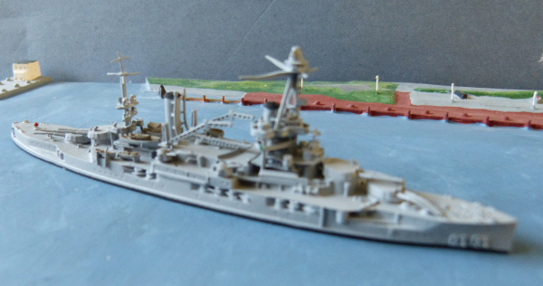 Neptun Modell : französisches Schlachtschiff Lorraine - Maßstab 1:1250